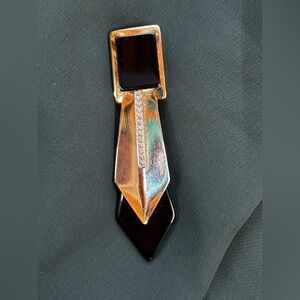Art deco mid century abstract brooch
